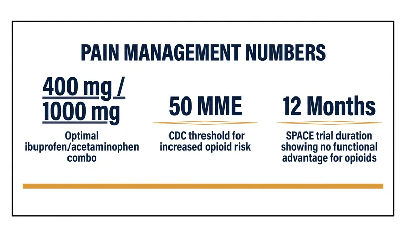 Key thresholds and clinical findings reshaping modern pain management.
