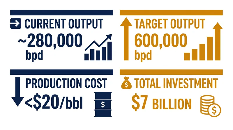 Chevron's five-year investment plan targets a massive increase in daily production volume.