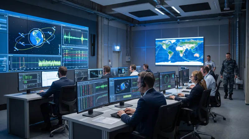 Defensive space control relies on ground operators to detect incoming threats and execute evasive maneuvers or active electronic countermeasures.