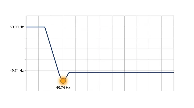 During the January 2021 system split, the grid frequency in North-West Europe plummeted by 250 mHz before automated load shedding arrested the fall.