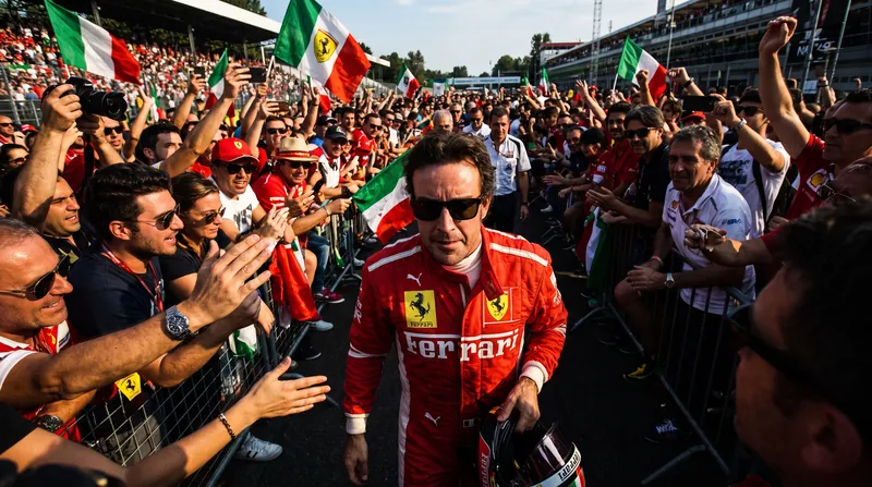 Lewis Hamilton, now driving for Ferrari, has a golden opportunity to secure a historic victory at Monza.