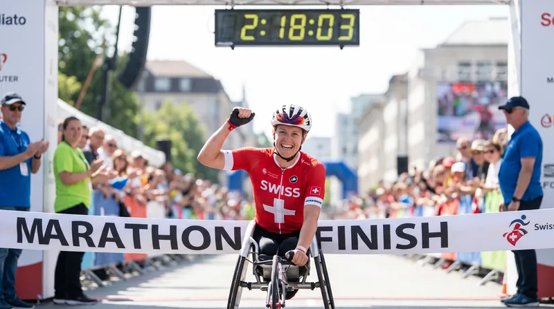 Manuela Schär made history by becoming the first athlete to win all eight Abbott World Marathon Majors.