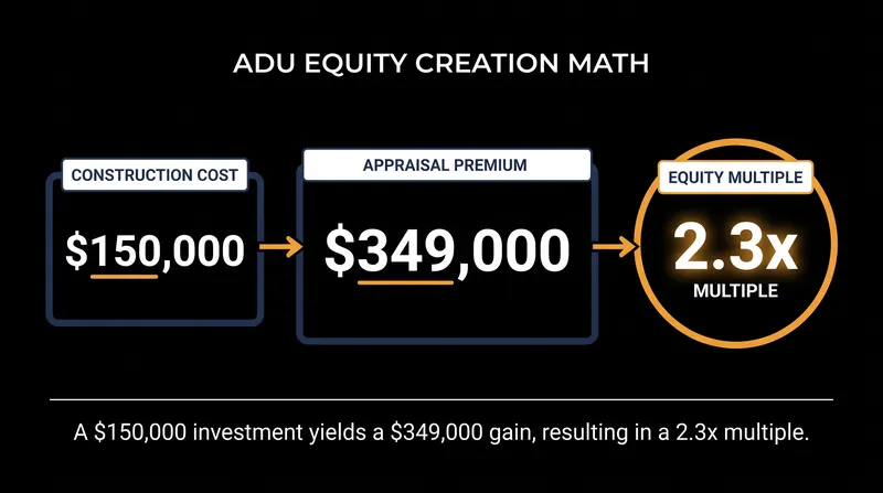 The structural arbitrage of ADU construction in high-demand markets.