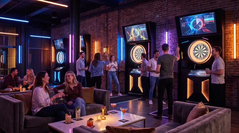 The commercial footprint of darts continues to expand, with augmented reality setups rolling out across US entertainment venues.