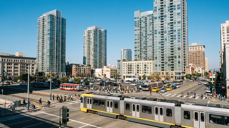Assembly Bill 2074 requires California's seven largest transit-rich cities to designate downtown districts where residential buildings of at least 450 feet are permitted.