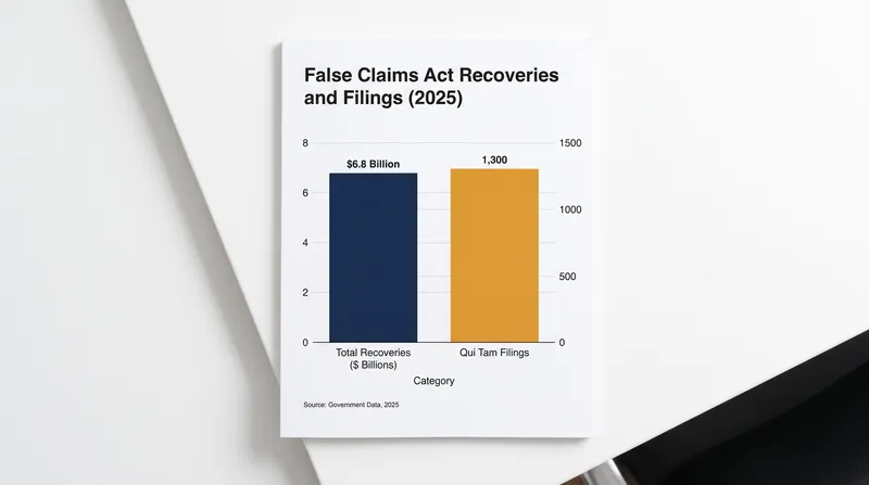 False Claims Act enforcement reached record highs in 2025, driven largely by qui tam whistleblower filings.