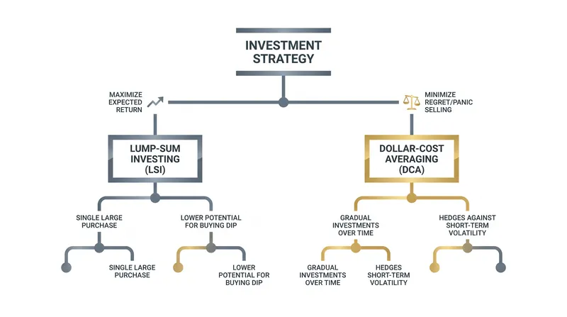 The choice between strategies often comes down to an investor's behavioral risk tolerance.