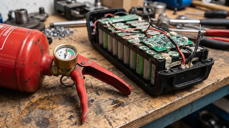 Regulators warn that consumer-grade fire extinguishers are largely ineffective against the internal chemical reactions of a failing lithium-ion cell.