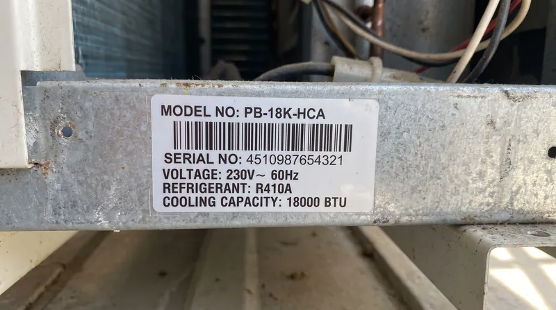 The affected model numbers begin with PB and are located on a white sticker on the base pan.