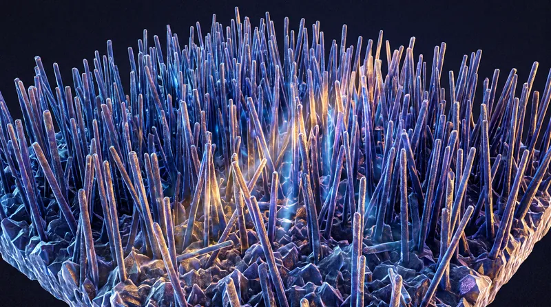 Nanostructured geometries offer an alternative route to higher efficiencies by creating built-in optical concentration at the sub-wavelength scale.