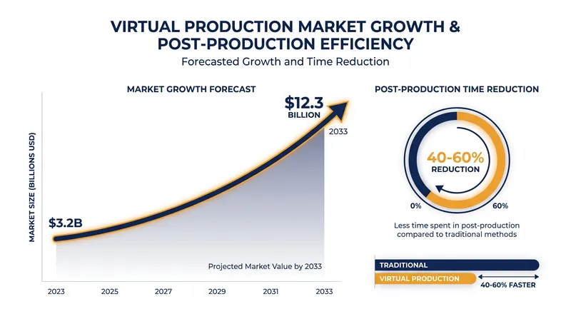 The economic shift from post-production labor to pre-production assets is driving massive market growth.