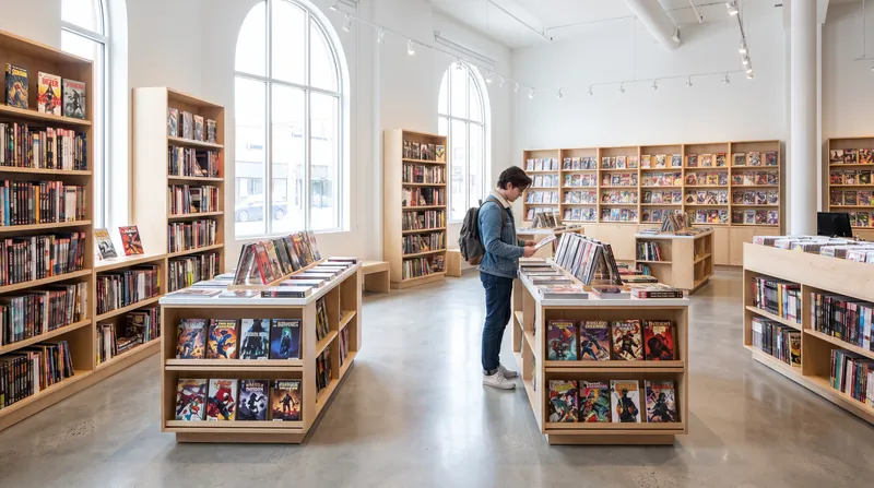 The Direct Market model allowed specialty shops to curate niche titles for dedicated readers.