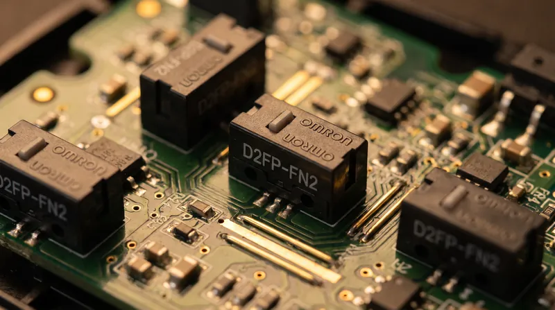 Optical switches require custom PCB designs to route power to the infrared LEDs, preventing simple aftermarket modifications.