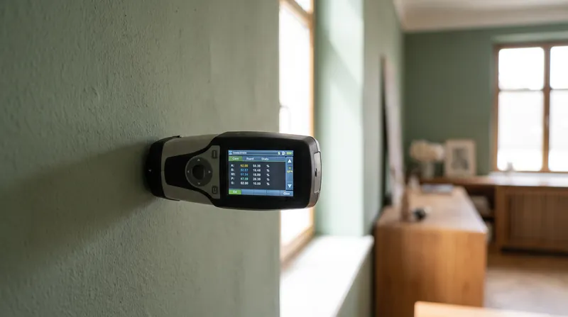 Designers and engineers use spectrophotometers to measure the exact LRV of architectural finishes.