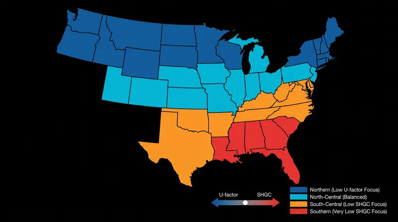 Energy Star requirements shift dramatically based on regional climate zones.
