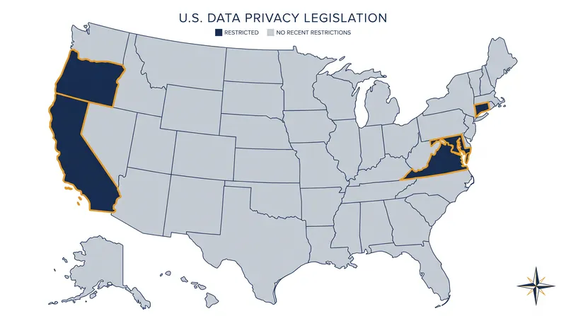 California joins a growing list of states moving to restrict the sale of sensitive personal information.