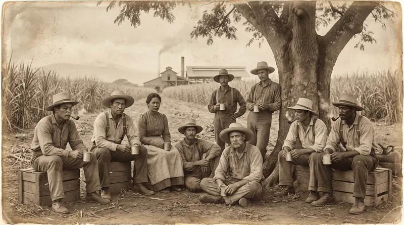 In the late 1800s, diverse laborers in Hawaii developed a rudimentary pidgin to communicate across language barriers.