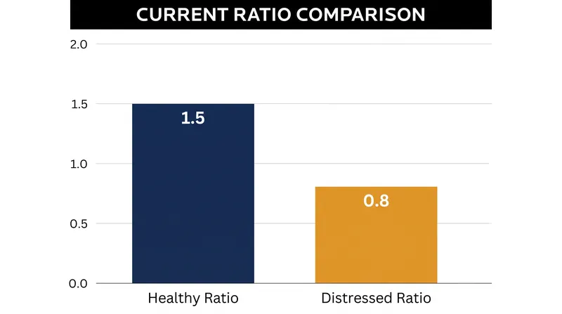 Liquidity ratios measure the buffer between current assets and immediate liabilities.
