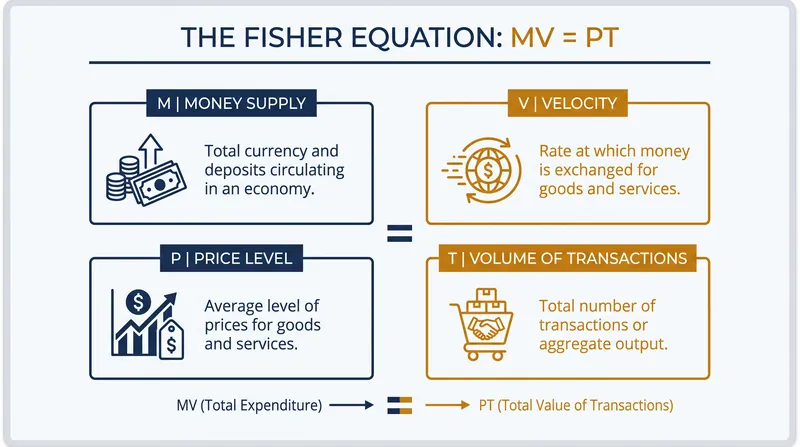The Fisher equation isolates the four variables that interact to create inflation or deflation.