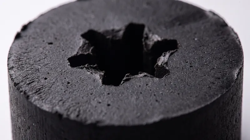 To achieve high thrust, solid and hybrid fuel grains are often cast with complex internal geometries that increase the surface area available for combustion.