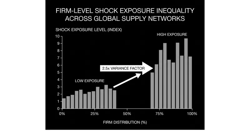 Highly connected supply networks create unequal shock exposures, driving the political demand for resilience.