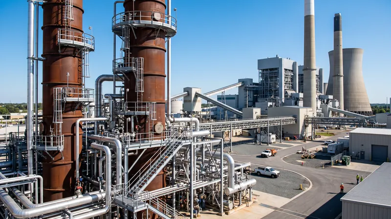 Post-combustion carbon capture systems require massive amounts of steam to regenerate solvents, imposing a severe parasitic load on the plant.