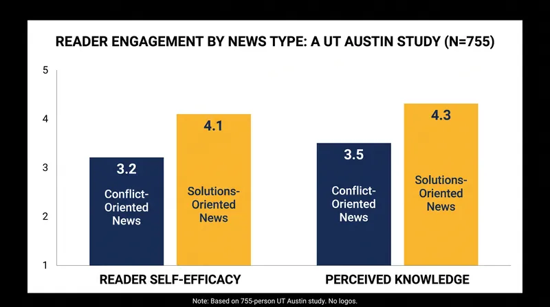 Readers of solutions-based articles report significantly higher levels of self-efficacy.