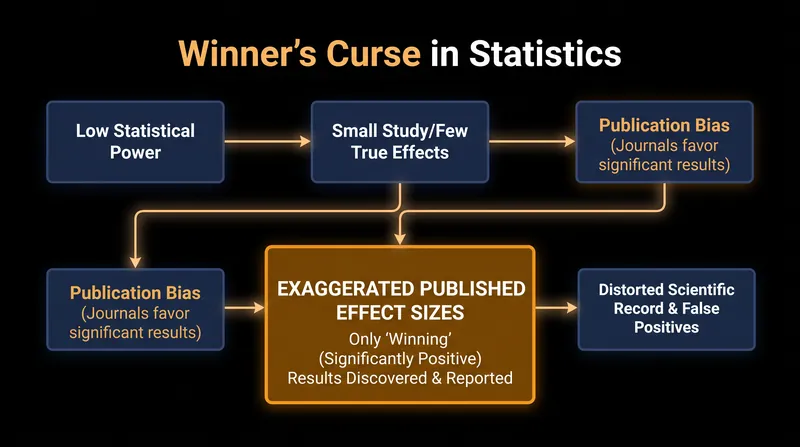 How underpowered studies systematically exaggerate the magnitude of their findings.