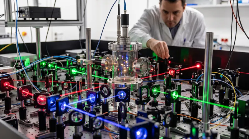 Neutral atom architectures use optical tweezers to move qubits, enabling the high connectivity required by advanced error-correcting codes.