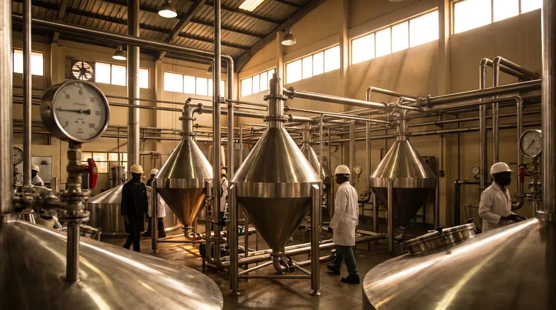 Carbon dioxide decaffeination requires massive stainless steel vessels capable of withstanding extreme pressure.