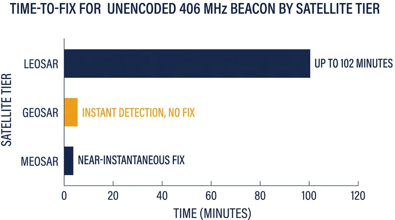 How the MEOSAR upgrade drastically reduced the time required to calculate a beacon's location.