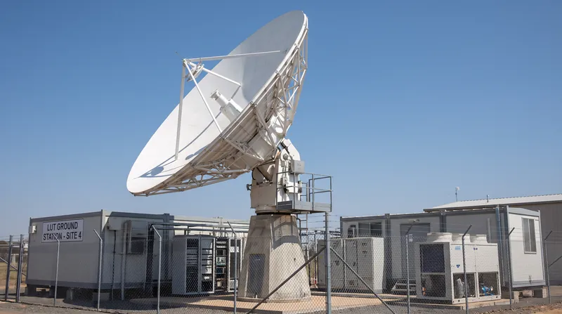 Local User Terminals (LUTs) on the ground receive the relayed signals and perform the mathematical calculations required to pinpoint the beacon.