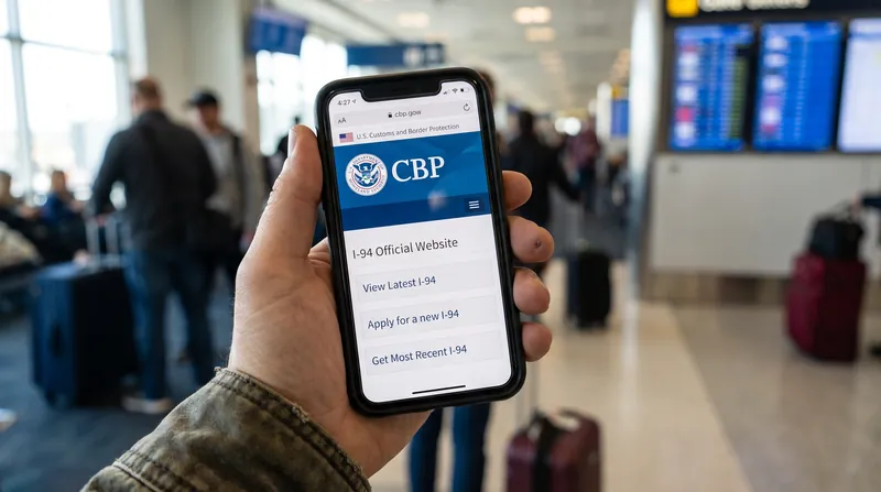 Travelers are expected to proactively check their electronic I-94 record upon arrival.