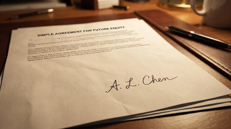 The simplicity of the SAFE document masks complex dilution math that executes years after signing.