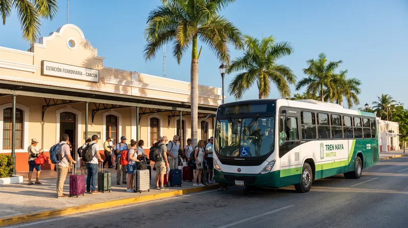 Evacuated passengers were transported by bus to the Edzná station to continue their journey.
