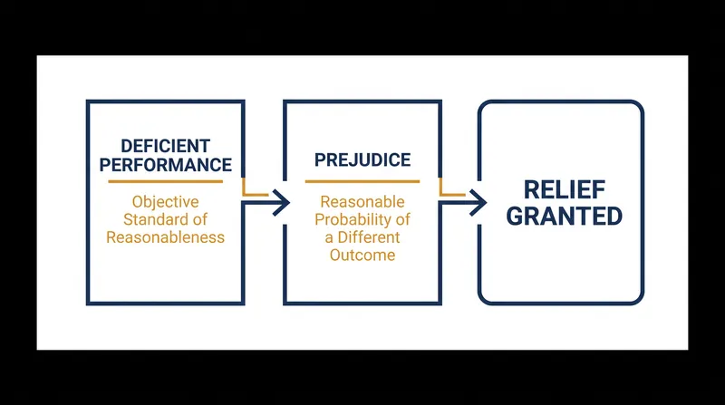A defendant must clear both the performance and prejudice hurdles to win an ineffective assistance claim.