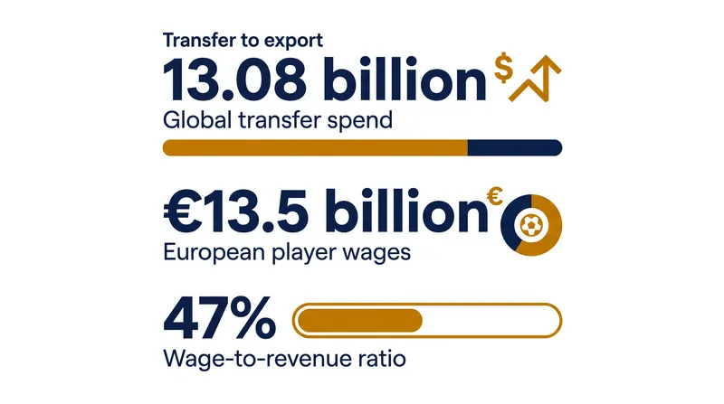 Global transfer spending and European wage commitments reached all-time highs in the latest reporting periods.