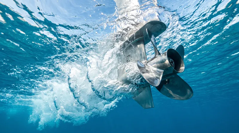 Even highly optimized marine propellers lose roughly 25 to 30 percent of their energy to friction and slip.