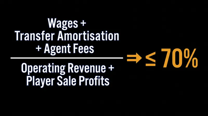 The Squad Cost Rule calculates compliance by dividing total squad expenses by adjusted operating revenue.