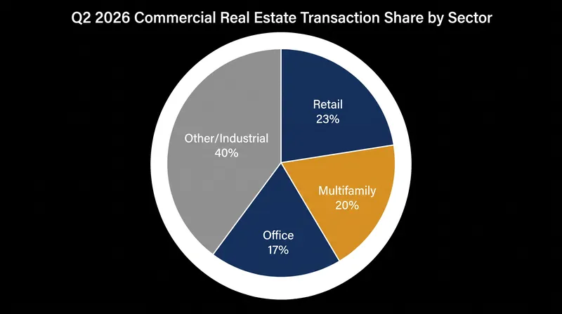 Retail properties accounted for nearly a quarter of all commercial transactions tracked by LightBox in Q2.