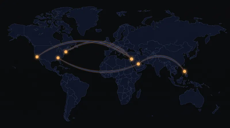 Delta's expansion connects its major U.S. hubs directly to key markets in the Middle East and Asia-Pacific.