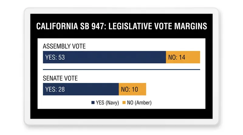 The No Robo Bosses Act passed both chambers of the California Legislature with clear margins.