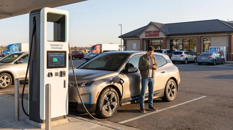 Public fast-charging infrastructure dictates the pace of long-distance EV travel.
