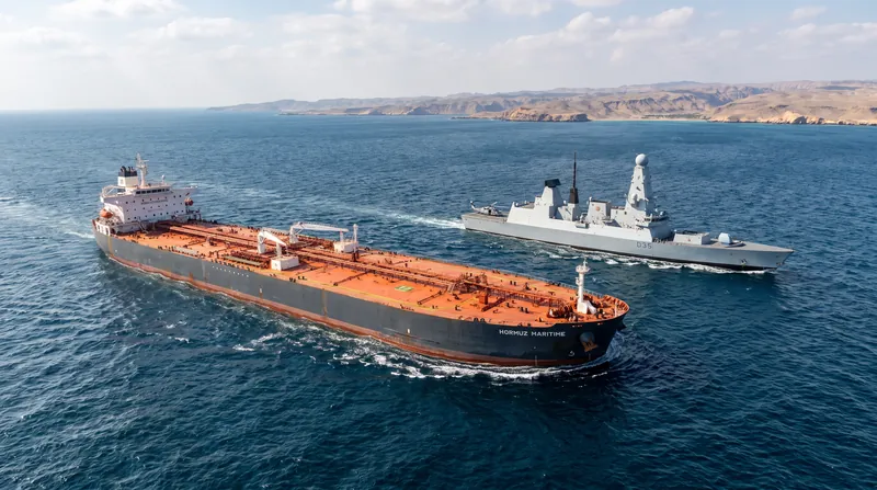 U.S. forces recently escorted 40 commercial vessels carrying 18 million barrels of oil through the Strait of Hormuz.
