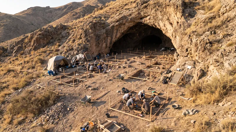 The Obi-Rakhmat rock shelter in the Tian Shan Mountains has yielded thousands of artifacts spanning 40,000 years of human occupation.