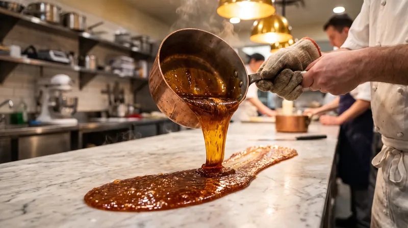 Understanding the glass transition temperature allows confectioners to pour sugar at the exact moment it achieves the desired final texture.