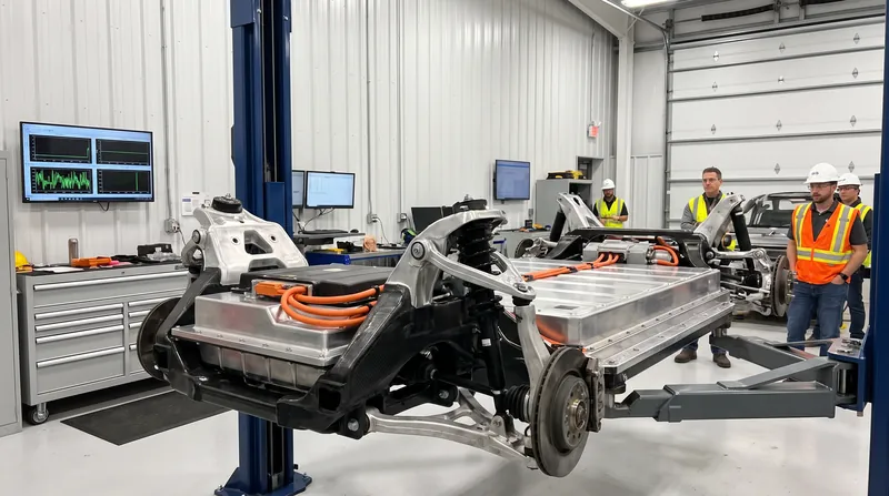 Floor-mounted battery packs in electric vehicles drastically lower the center of gravity, inherently improving the Static Stability Factor.