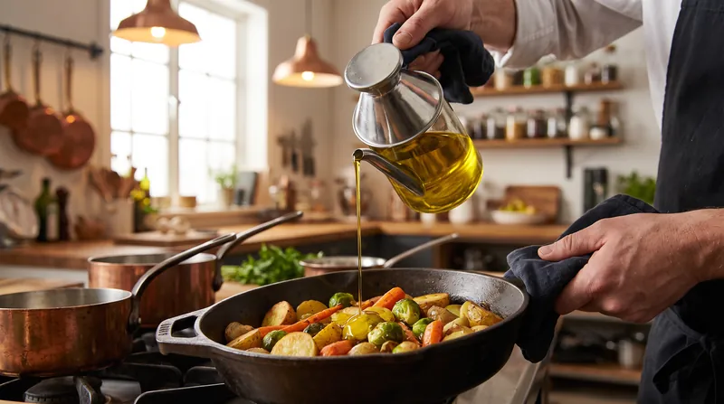 Replacing butter or heavy cream with olive oil shifts the body's metabolic environment in a favorable direction.
