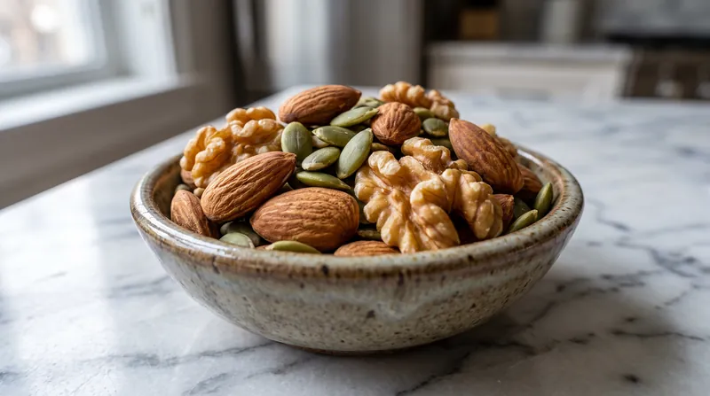Nuts and seeds provide dense sources of monounsaturated and polyunsaturated fats, adding flavor and satiety to daily meals.