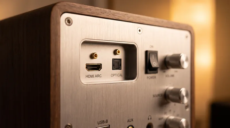 The addition of HDMI ARC allows active speakers to integrate seamlessly with television remotes.